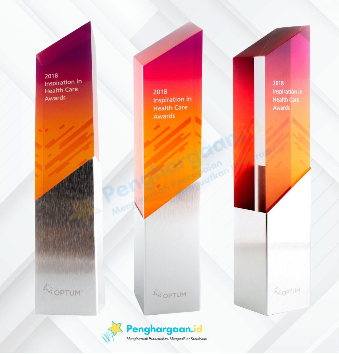 plakat penghargaan inspiration in health care perusahaan optum