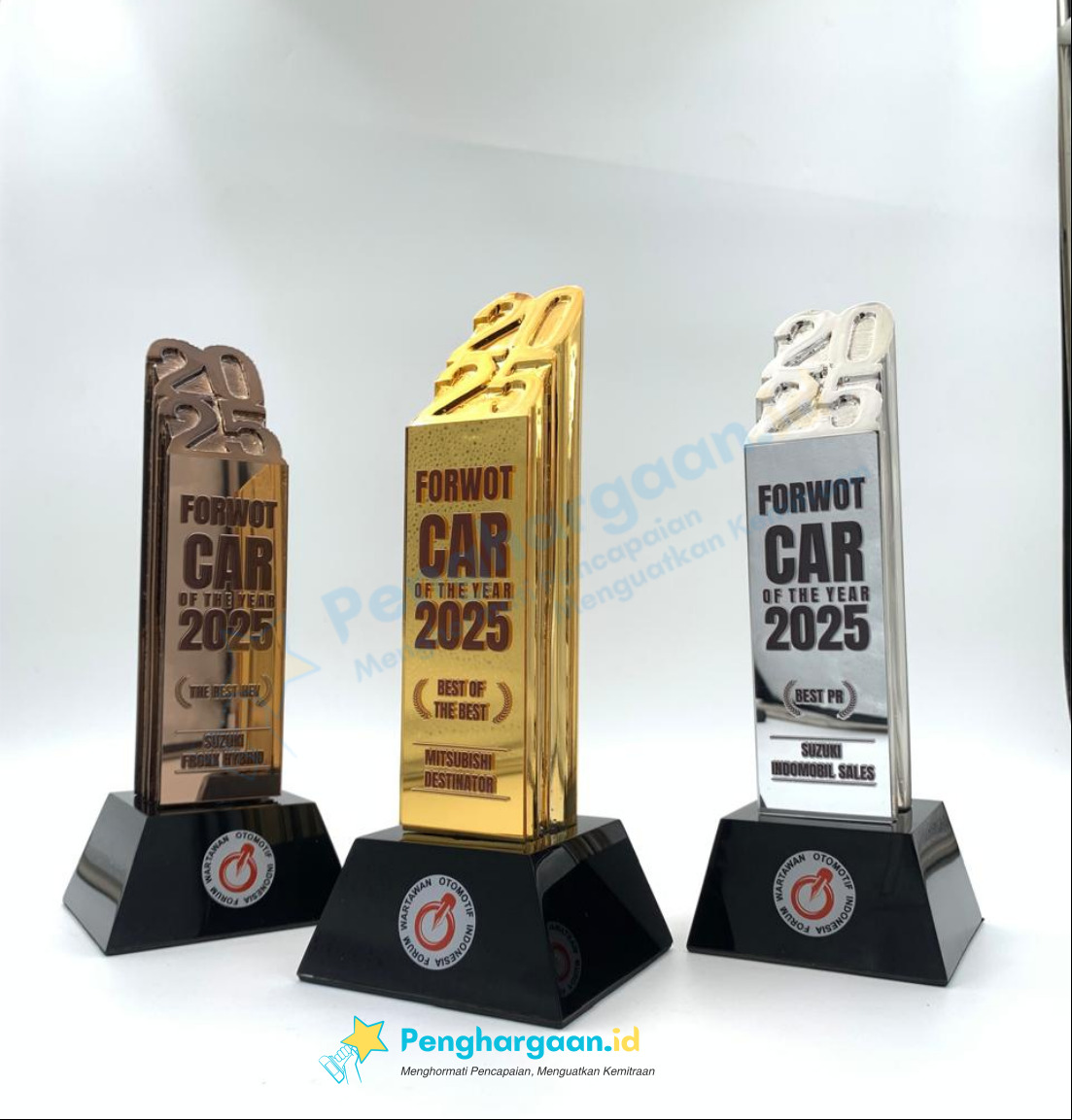 plakat apresiasi forwot car of the year 2025 - resin 3d